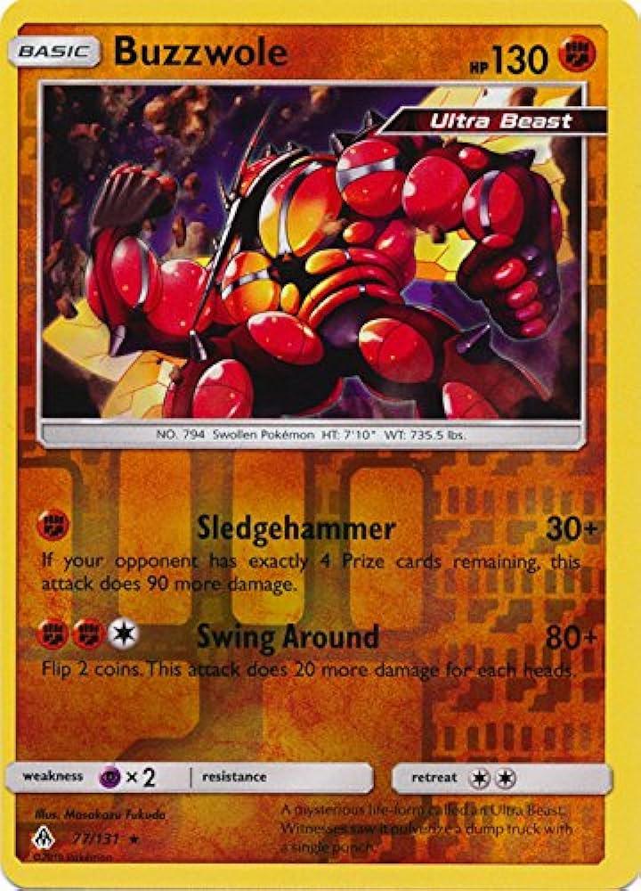 Buzzwole [Reverse Holo] #77