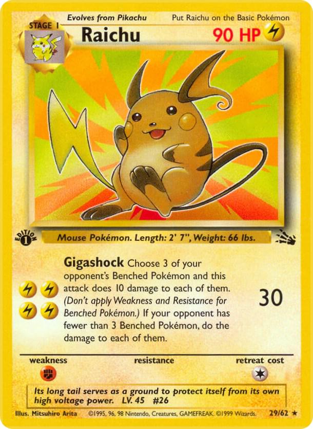 Raichu [1st Edition] #29