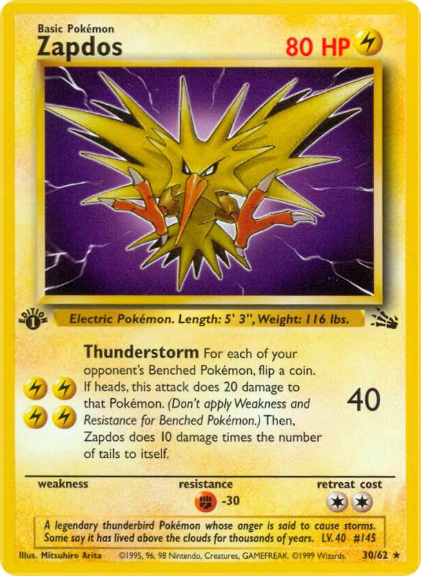 Zapdos [1st Edition] #30