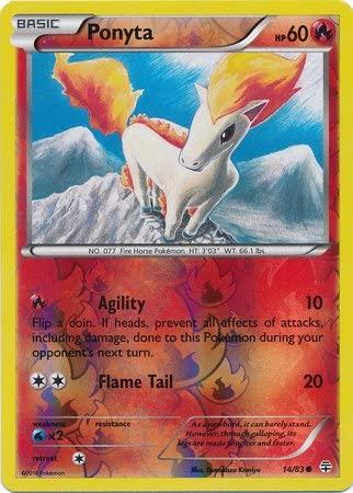 Ponyta [Reverse Holo] #14