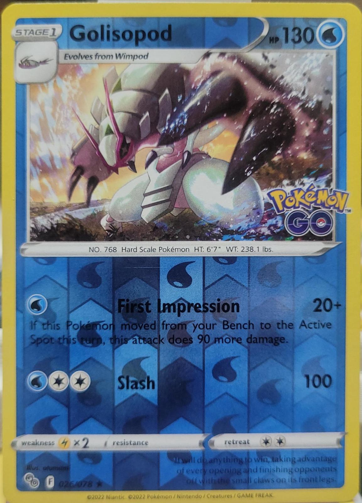 Golisopod [Reverse Holo] #26