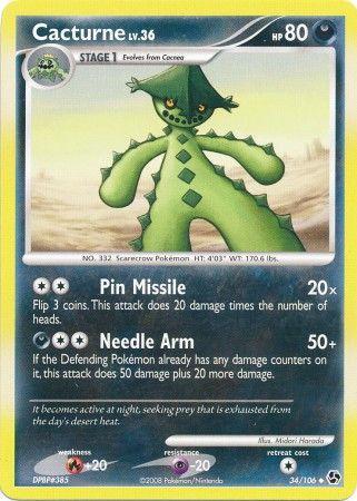Cacturne [Reverse Holo] #34