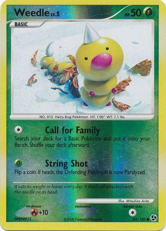 Weedle [Reverse Holo] #93