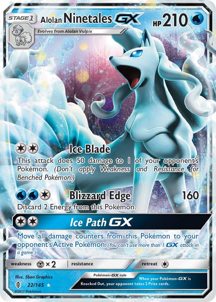 Alolan Ninetales GX #22
