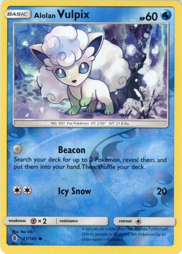 Alolan Vulpix [Reverse Holo] #21