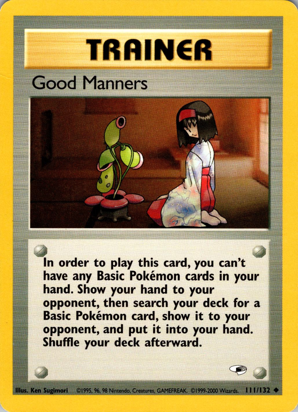 Good Manners #111