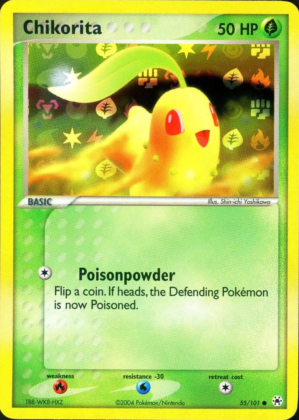 Chikorita [Reverse Holo] #55