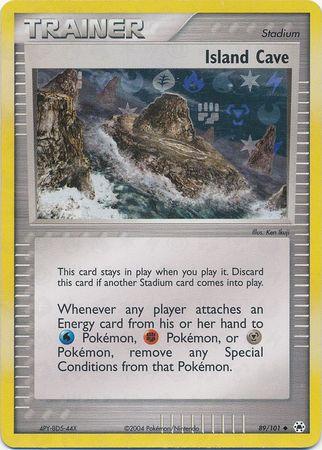 Island Cave [Reverse Holo] #89