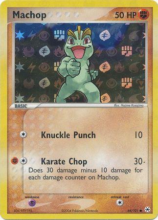 Machop [Reverse Holo] #64
