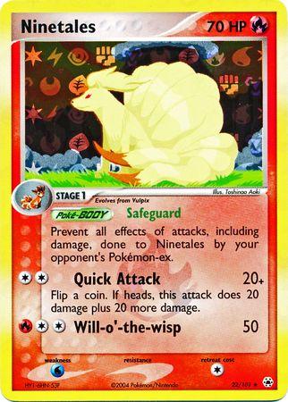 Ninetales [Reverse Holo] #22