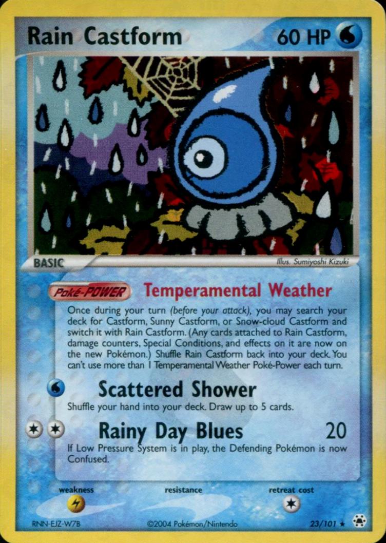 Rain Castform [Reverse Holo] #23