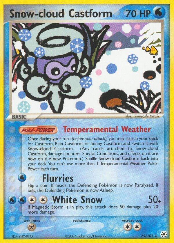 Snow-cloud Castform #25