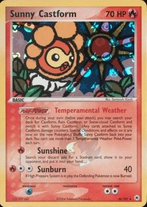 Sunny Castform [Reverse Holo] #26