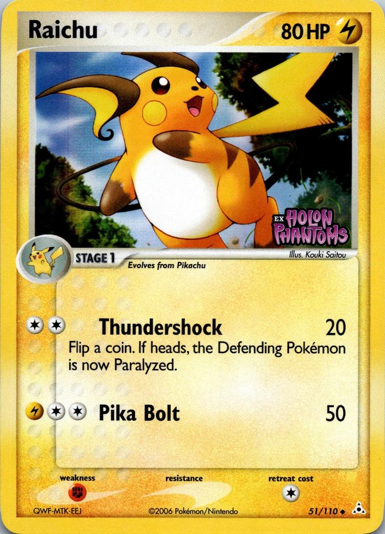 Raichu [Reverse Holo] #51