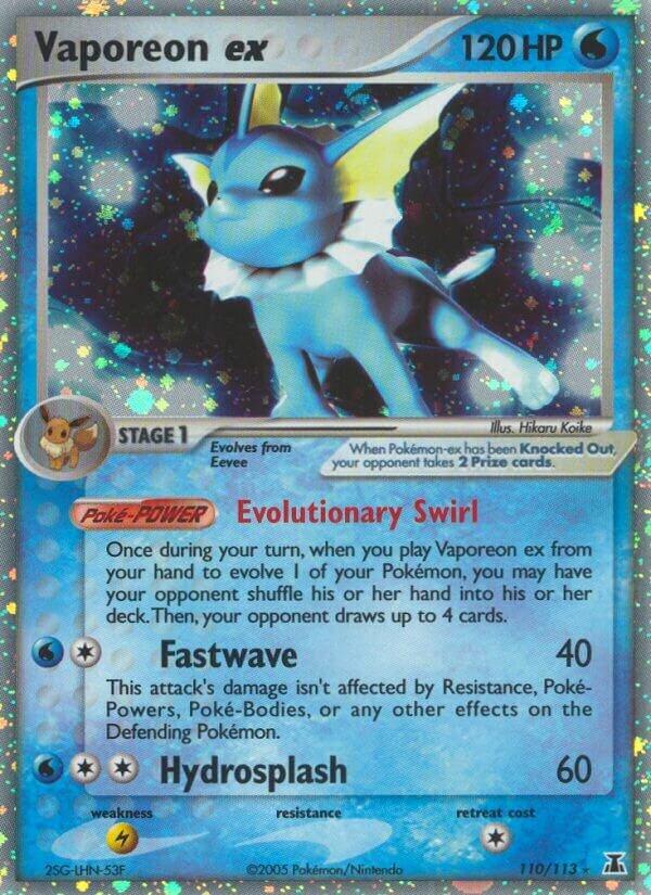 Vaporeon EX [1st Edition] #3