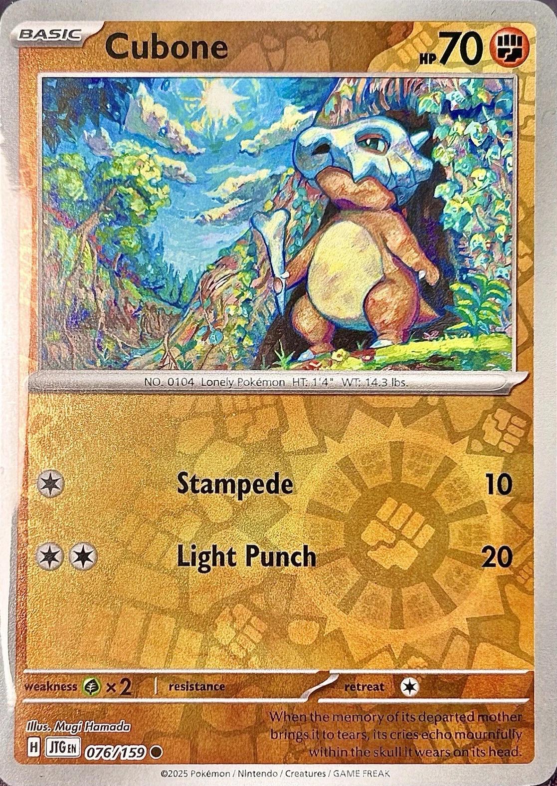 Cubone [Reverse Holo] #76