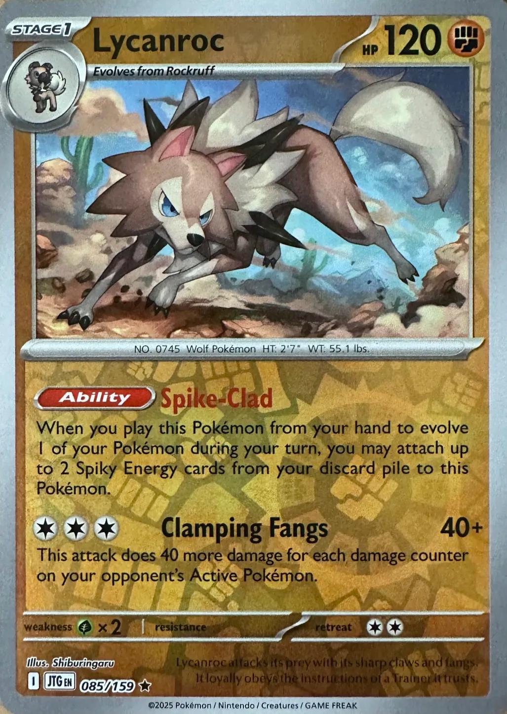 Lycanroc [Reverse Holo] #85