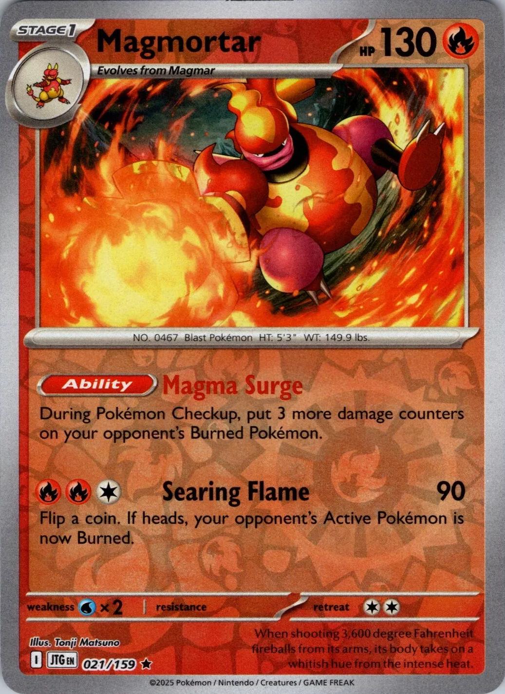 Magmortar [Reverse Holo] #21