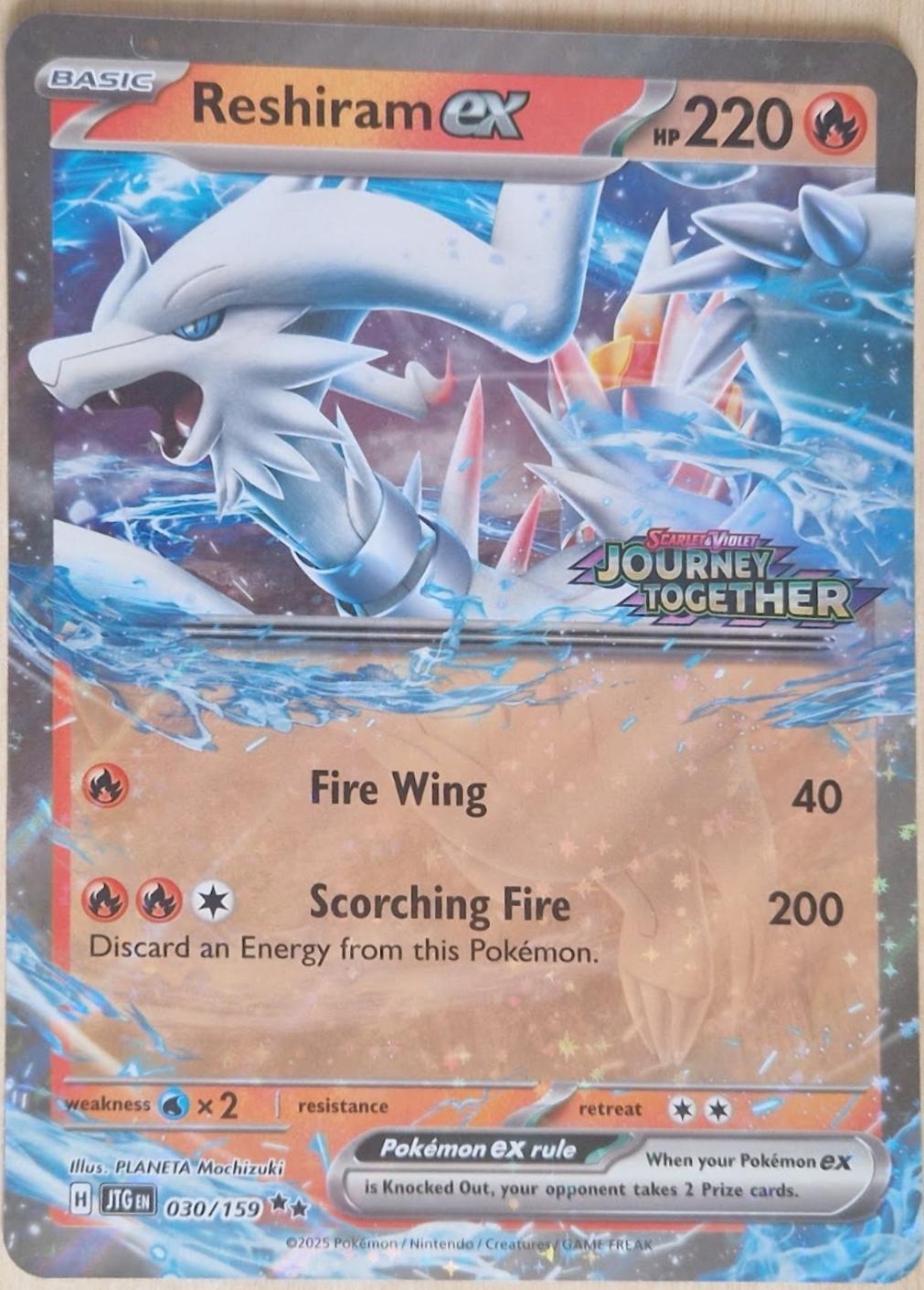 Reshiram ex [Jumbo] #30