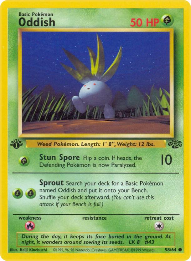 Oddish [1st Edition] #58