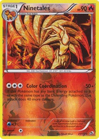 Ninetales [Reverse Holo] #21