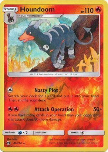 Houndoom [Reverse Holo] #46