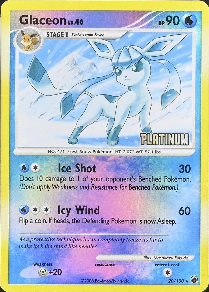 Glaceon [Platinum Stamped] #20