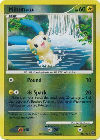 Minun [Reverse Holo] #25