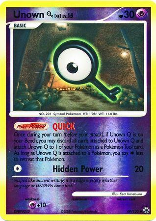 Unown Q [Reverse Holo] #49