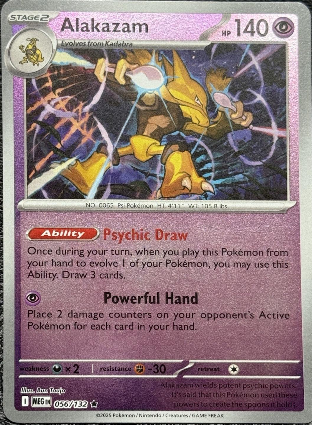Alakazam [Reverse Holo] #56
