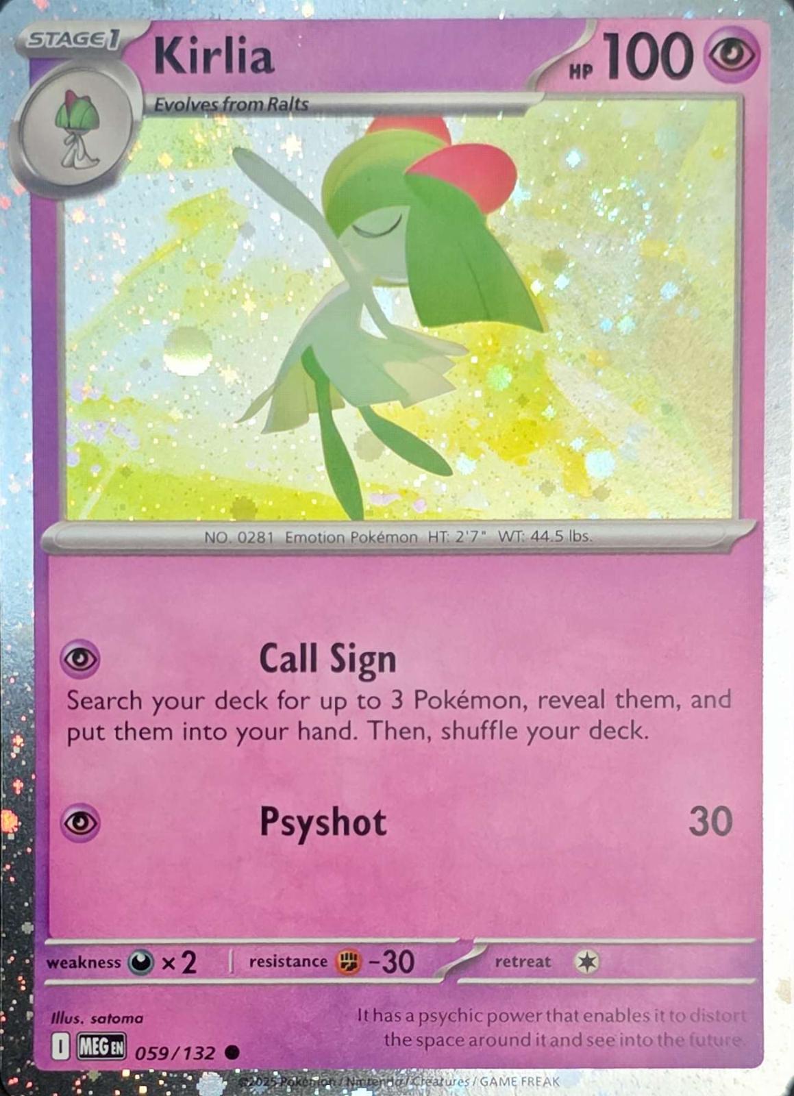 Kirlia [Cosmos Holo] #59