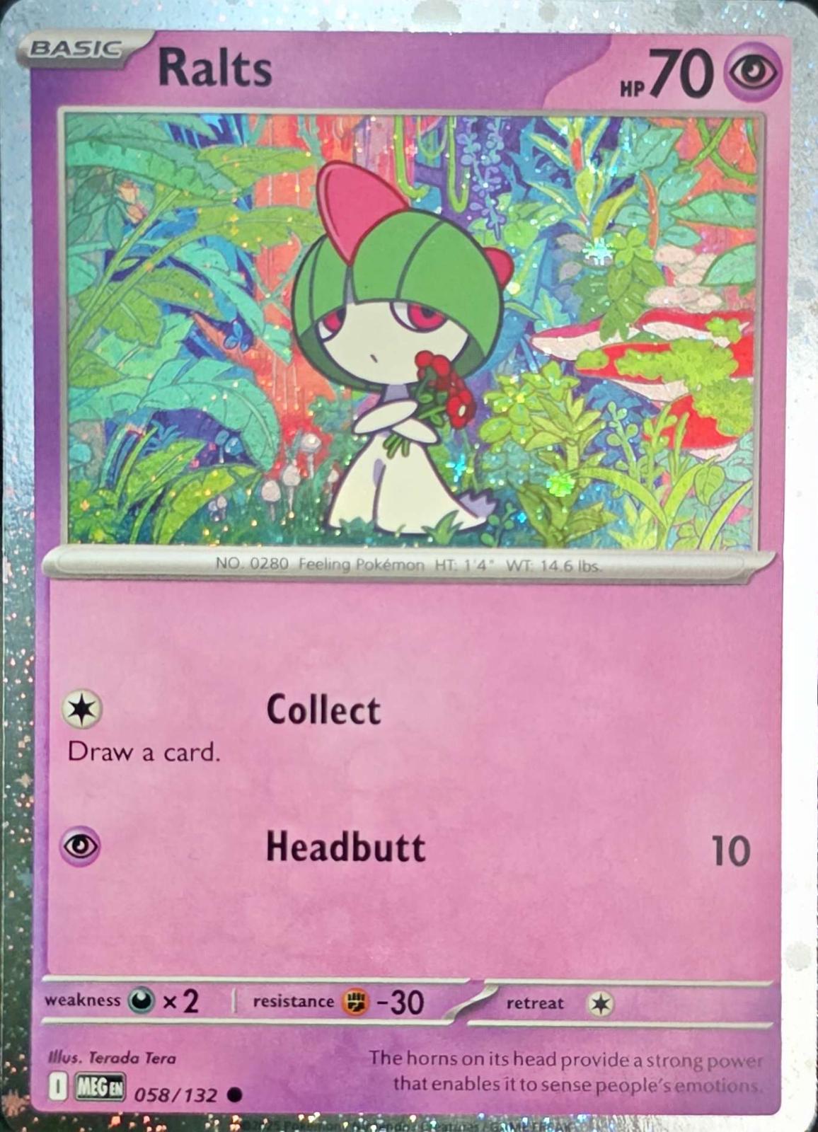 Ralts [Cosmos Holo] #58