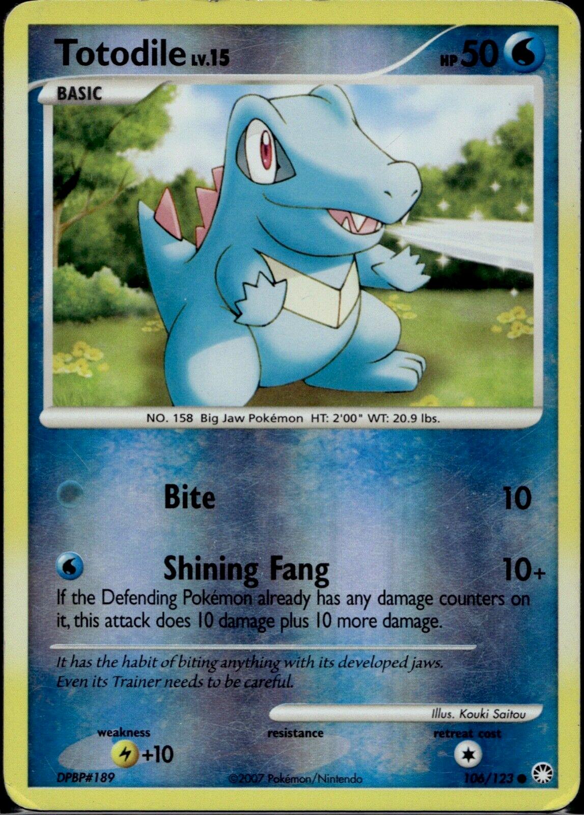 Totodile [Reverse Holo] #106
