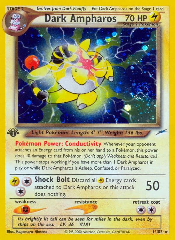 Dark Ampharos [1st Edition] #1