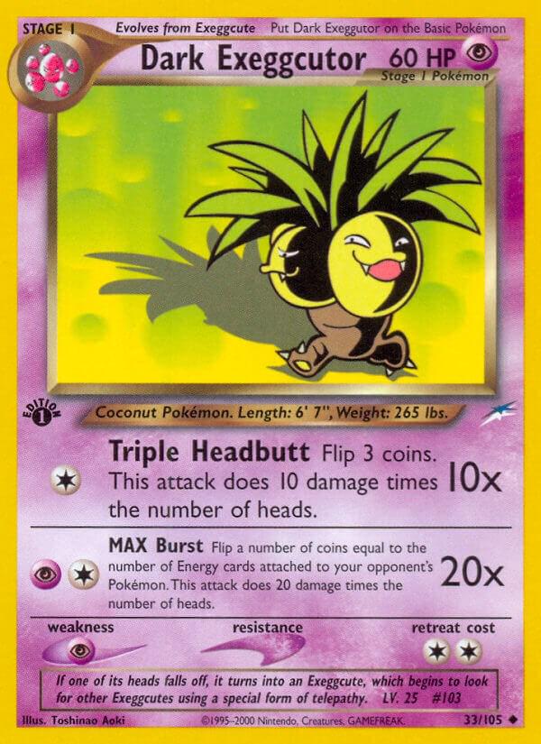 Dark Exeggutor [1st Edition] #33