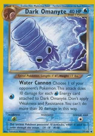 Dark Omanyte #37