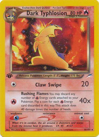 Dark Typhlosion [1st Edition] #10