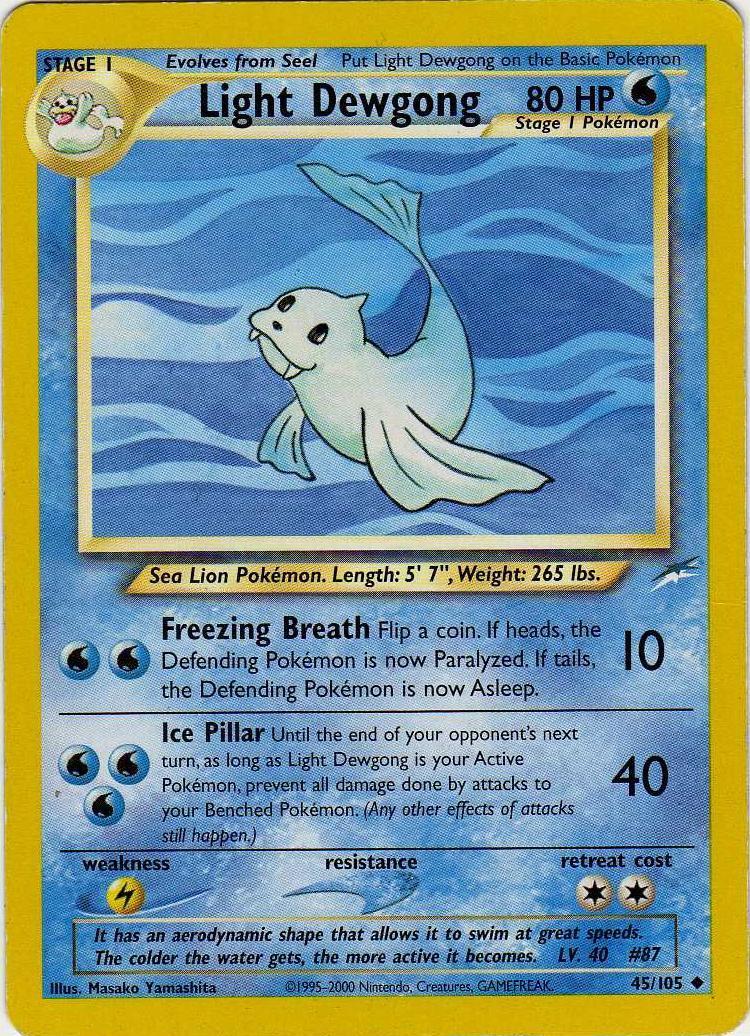 Light Dewgong #45