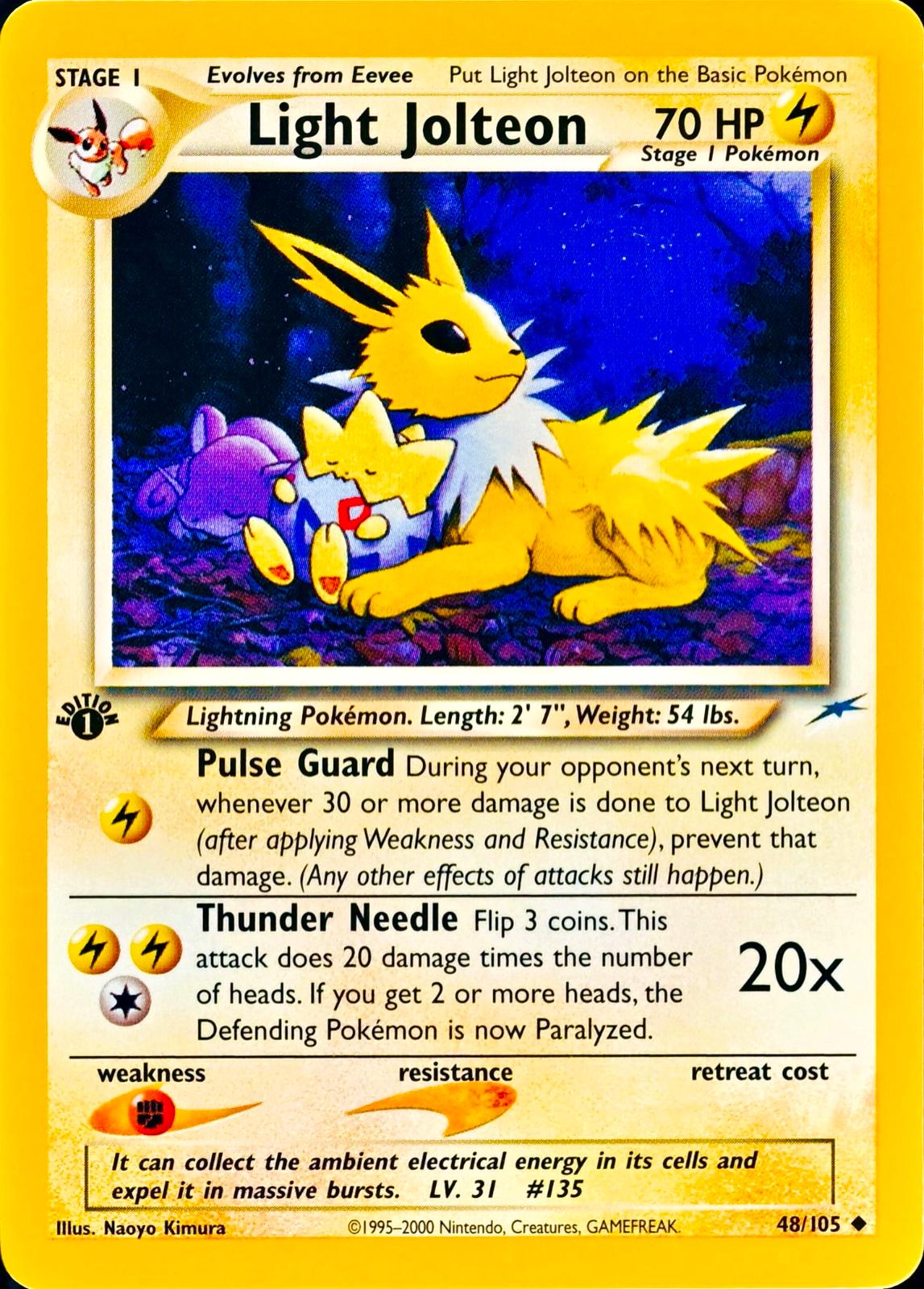 Light Jolteon [1st Edition] #48