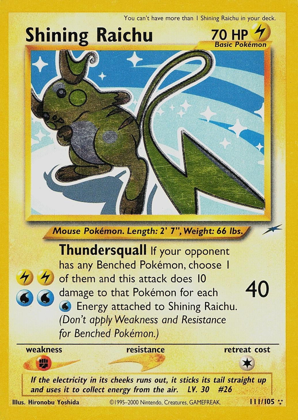 Shining Raichu #111