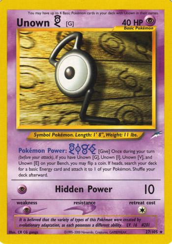 Unown G #27