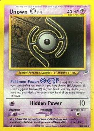 Unown H #28