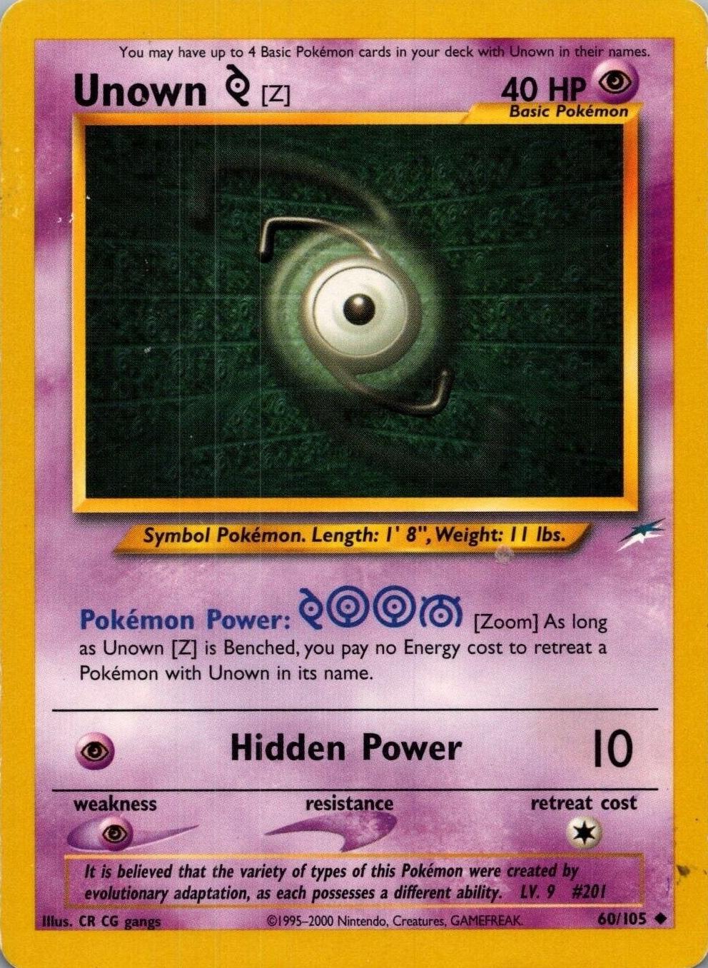 Unown Z #60