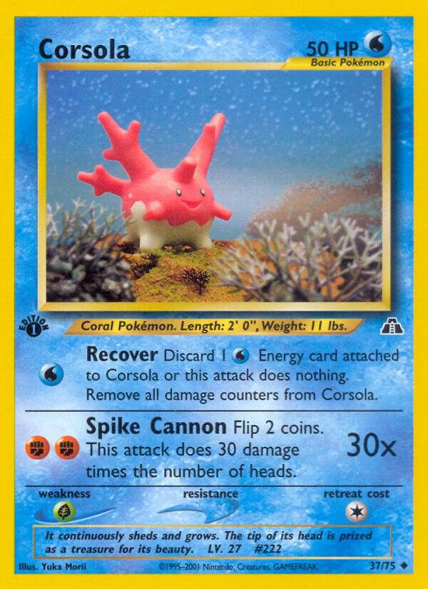Corsola [1st Edition] #37