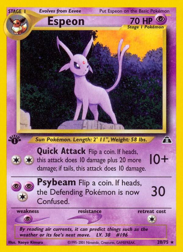 Espeon [1st Edition] #20
