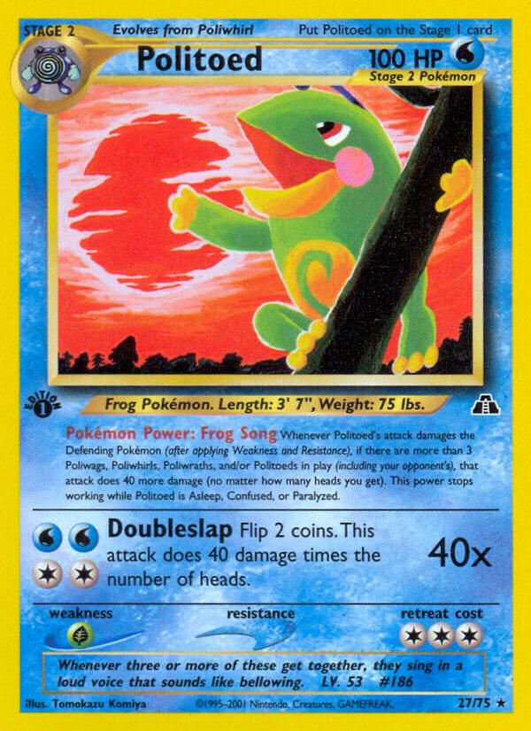 Politoed [1st Edition] #27