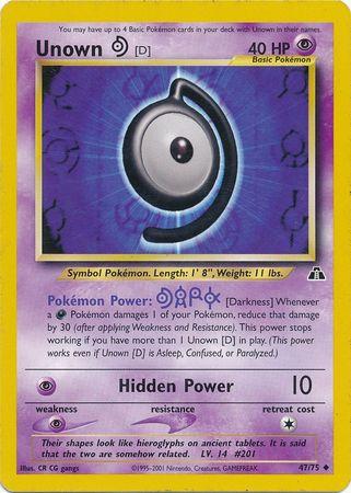Unown D #47