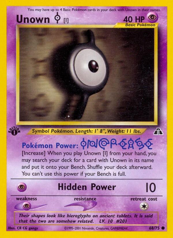 Unown I [1st Edition] #68