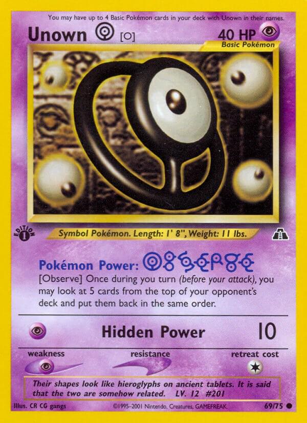 Unown O [1st Edition] #69