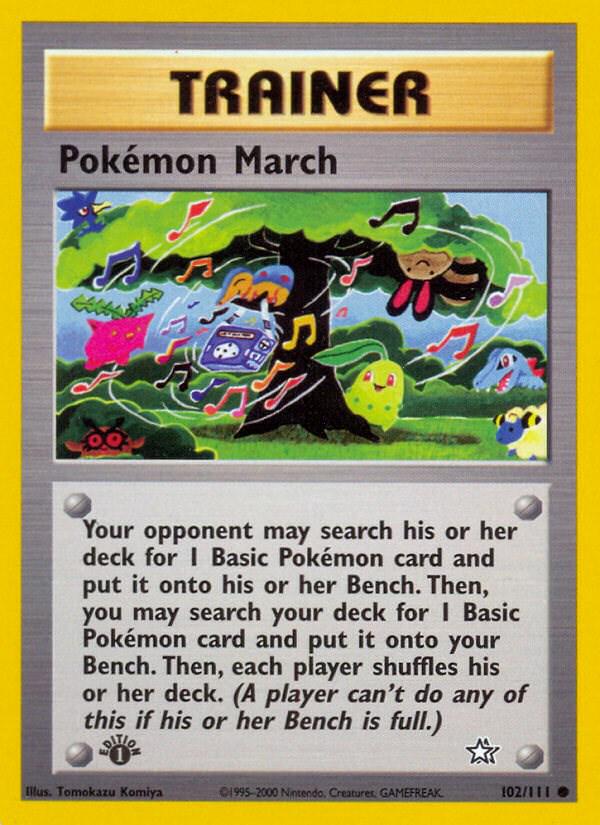 Pokemon March [1st Edition] #102